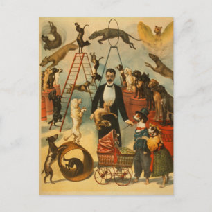 Canine Circus - Postkarte Nr. 1
