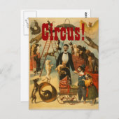 Canine Circus - Postkarte Nr. 2 (Vorne/Hinten)