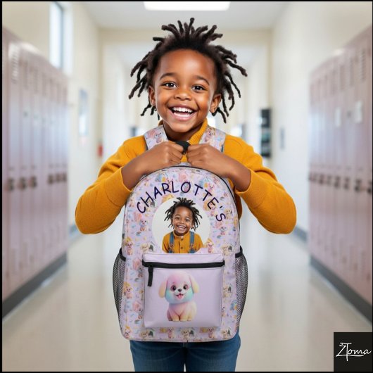 Canine Cuddle 2 Bedruckter Rucksack