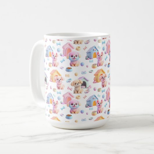 Canine Cuddle Kaffeetasse (Vorderseite Links)