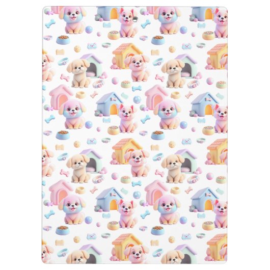 Canine Cuddle Klemmbrett (Rückseite)