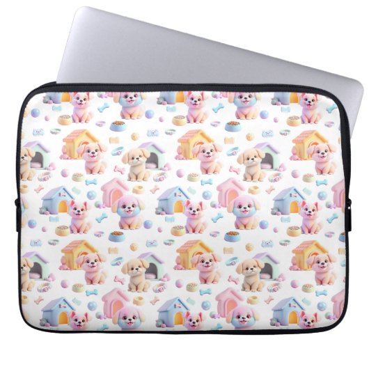 Canine Cuddle Laptopschutzhülle (Vorderseite)