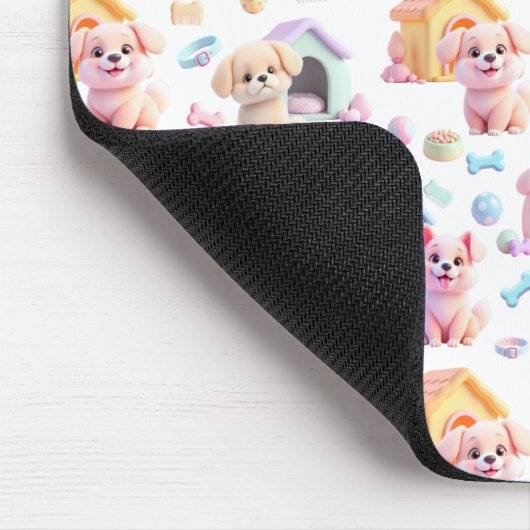 Canine Cuddle Mousepad (Ecke)