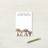 Canine Dog Groomer Pet Services Business Post-it Klebezettel (Auf Schreibtisch)