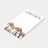 Canine Dog Groomer Pet Services Business Post-it Klebezettel (angewinkelt)