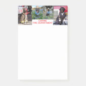 Canine Fire Department Note Pad Post-it Klebezettel (Vorderseite)