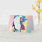 Canine Friends Blank 12x18 Card Karte (Gelbe Blume)