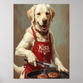 Canine GRILLEN King of Patties Poster (Vorne)