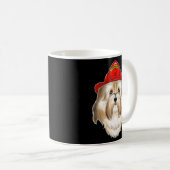 Canine Handler I Fireman Dog I Feuerwehrhavanes Kaffeetasse (VorderseiteRechts)