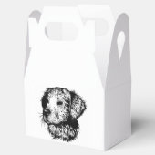 Canine Head Sketch Geschenkschachtel (Geöffnet)