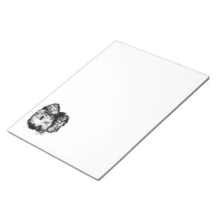 Canine Head Sketch Notizblock