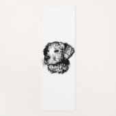 Canine Head Sketch Yogamatte (Vorderseite)