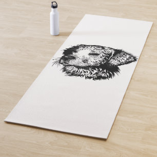 Canine Head Sketch Yogamatte