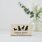 Canine Pack | Hundeschulung Visitenkarte (Stehend Vorderseite)