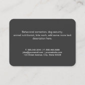 Canine Pack | Hundeschulung Visitenkarte (Rückseite)