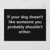 Canine Wisdom - Postkarte (Vorderseite)