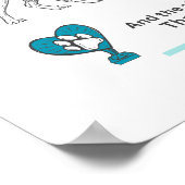 Canine World Records - Funny Dog Poster (Ecke)