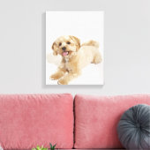 Canis familiaris leinwanddruck (Insitu (Wohnzimmer))