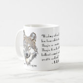 Canis Lupus 2 Kaffeetasse (Vorderseite Links)