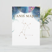 Canis Major Constellation, Celestial Tischnummer (Stehend Vorderseite)