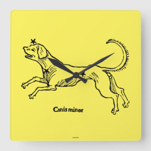 Canis-Minderjähriger, 1482 Quadratische Wanduhr
