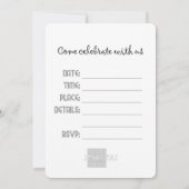 Canislupus-Wolf-Illustrations-Einladung Einladung (Rückseite)