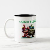 Canker & Dinky Classic Zweifarbige Tasse (Links)