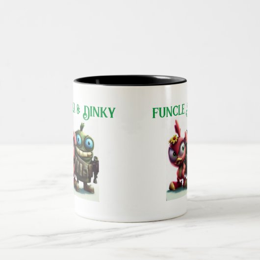 Canker & Dinky Classic Zweifarbige Tasse (Mittel)