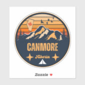 Canmore, Alberta Aufkleber (Blatt)