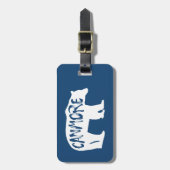 Canmore Alberta Bear Gepäckanhänger (Vorderseite vertikal)