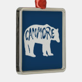 Canmore Alberta Bear Ornament Aus Metall (Rechts)