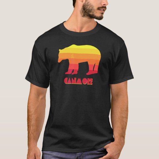 Canmore Alberta Bear T-Shirt (Vorderseite)