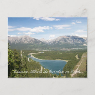 Canmore, Alberta der beste Platz auf Ea... Postkarte