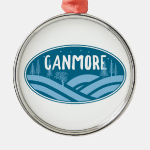 Canmore Alberta im Freien Ornament Aus Metall
