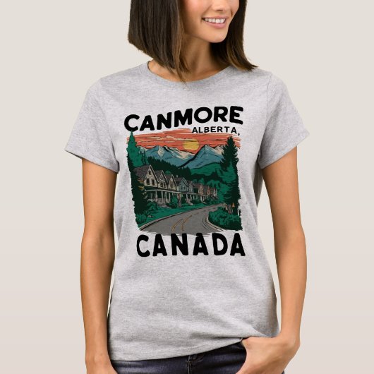 Canmore Alberta, Kanada. T-Shirt (Vorderseite)