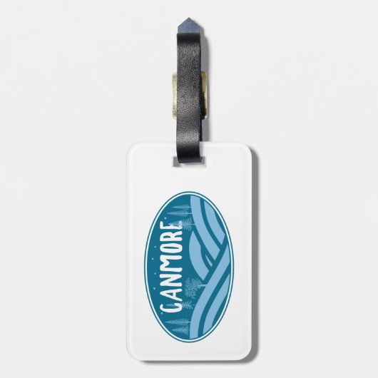 Canmore Alberta Outdoor Gepäckanhänger (Rückseite vertikal)