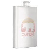 Canmore Alberta Retro Bear Flachmann (Rechts)