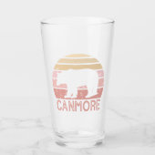 Canmore Alberta Retro Bear Glas (Vorderseite)