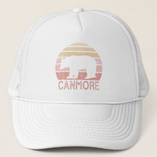Canmore Alberta Retro Bear Truckerkappe