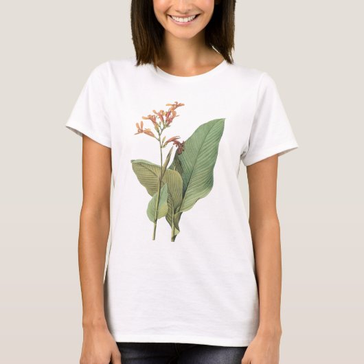 canna(Canna gigantea) von Redouté T-Shirt (Vorderseite)