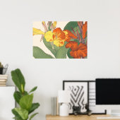 Canna Lily Poster (Heimbüro)