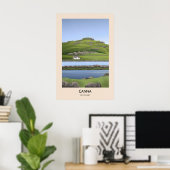 Canna Schottland Reiseplakat Poster (Heimbüro)