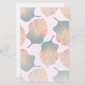 Canna Tropicanna Blätter in Pastel Briefpapier (Vorne/Hinten)