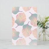 Canna Tropicanna Blätter in Pastel Briefpapier (Stehend Vorderseite)