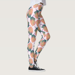 Canna Tropicanna Blätter in Pastel Leggings