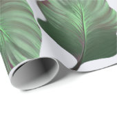 Canna Tropicanna Tropical Blätter, grün Geschenkpapier (Rolleneckpunkt)