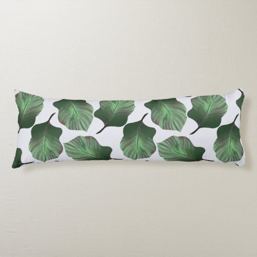 Canna Tropicanna Tropical Blätter, grün Seitenschläferkissen (Vorderseite)