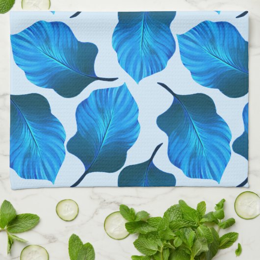 Canna Tropicanna Tropical Blätter in Locarno Geschirrtuch (Gefaltet)