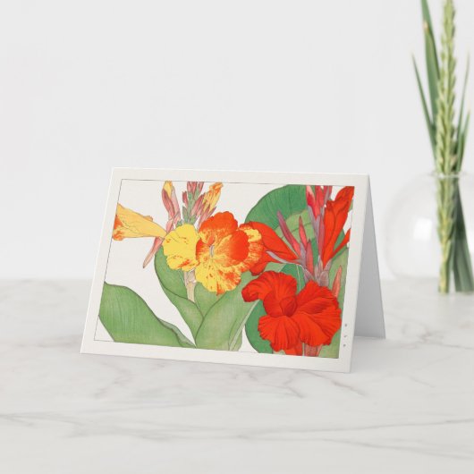 Canna von Tanigami Konan Karte (Vorderseite)