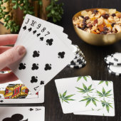 Cannabis-| Zazzle_Growshop. Spielkarten (In Situ)